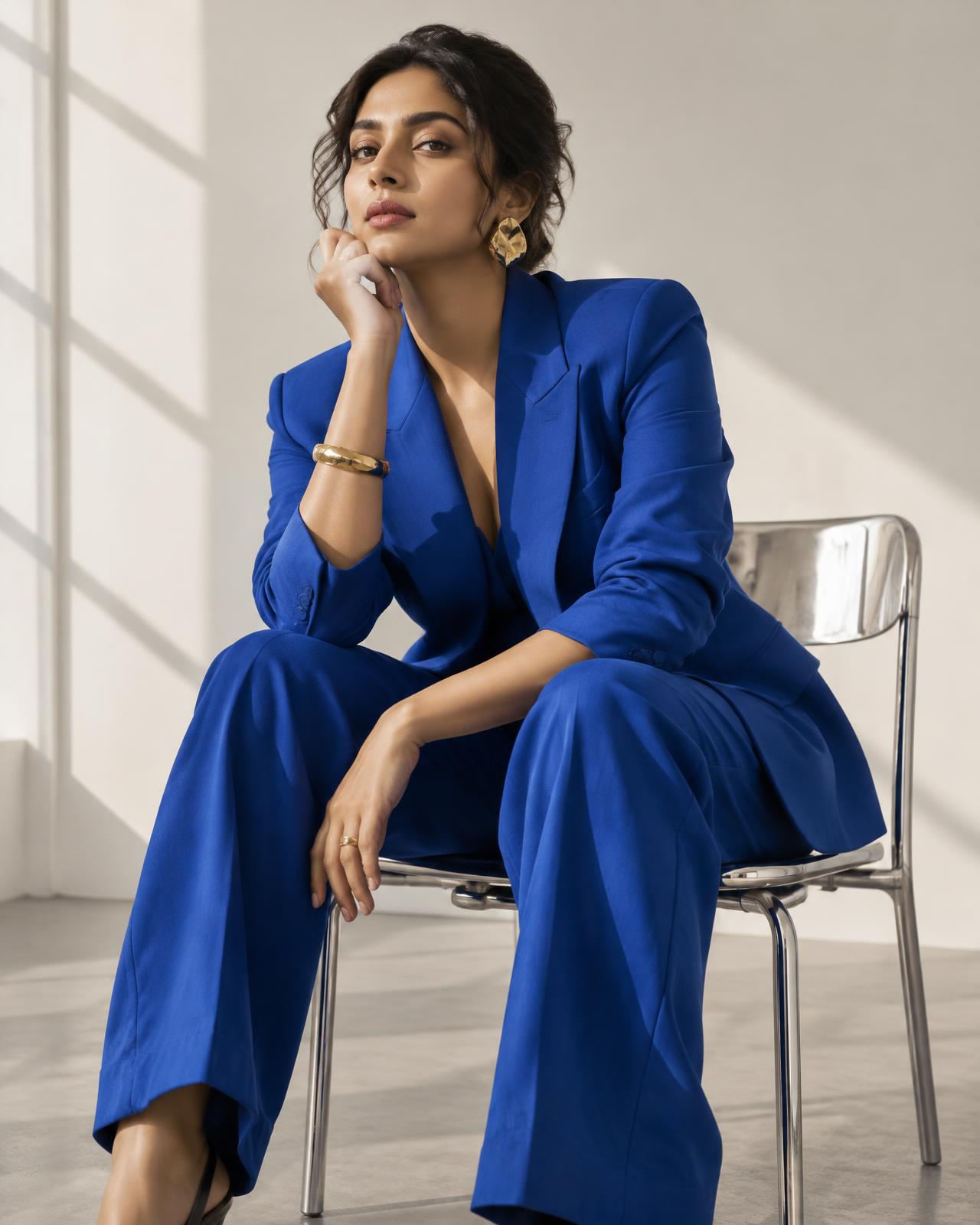Contemporary blue styling